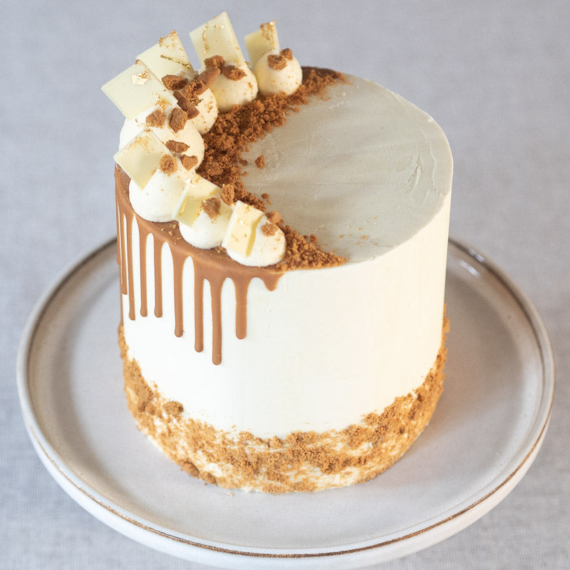 Biscoff Sponge celebration cake