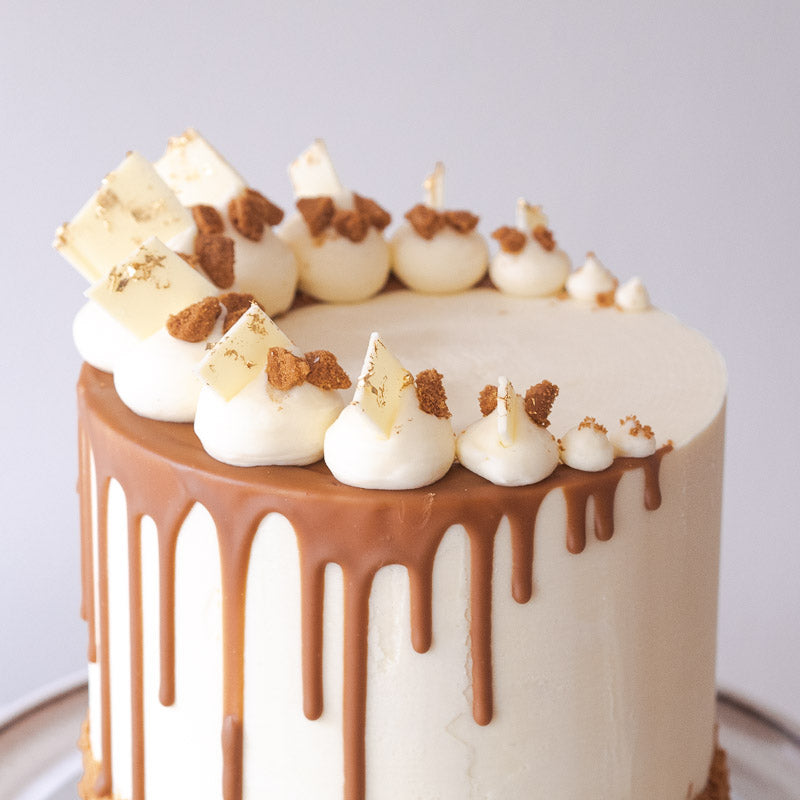 Biscoff Sponge celebration cake