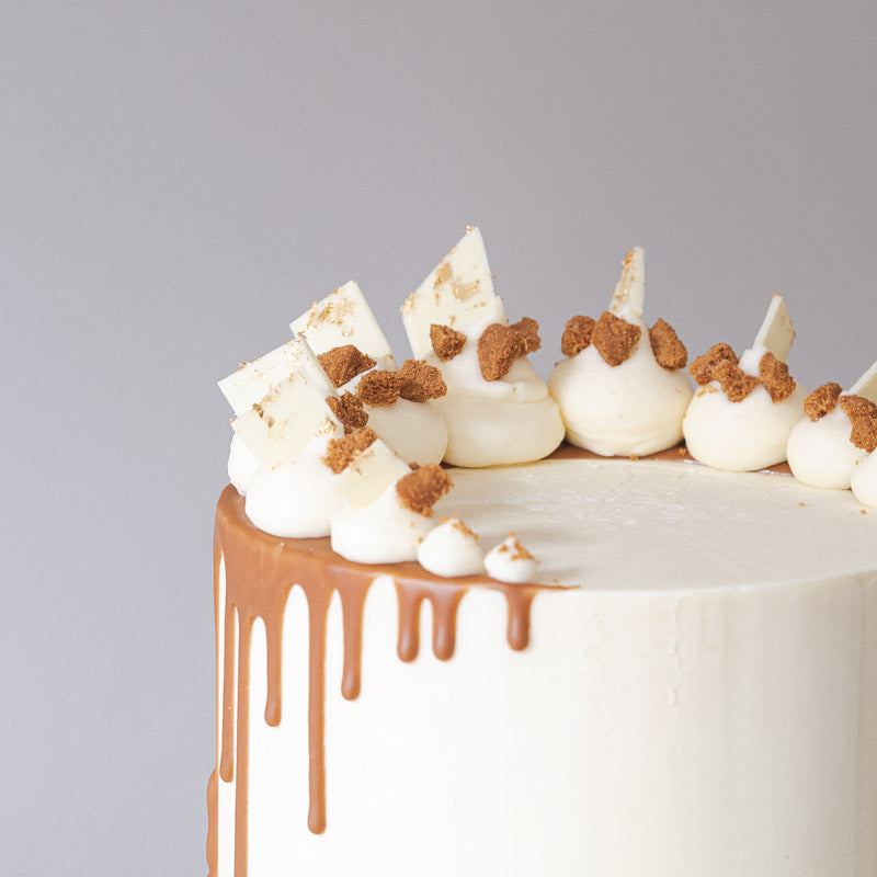 Biscoff Sponge celebration cake