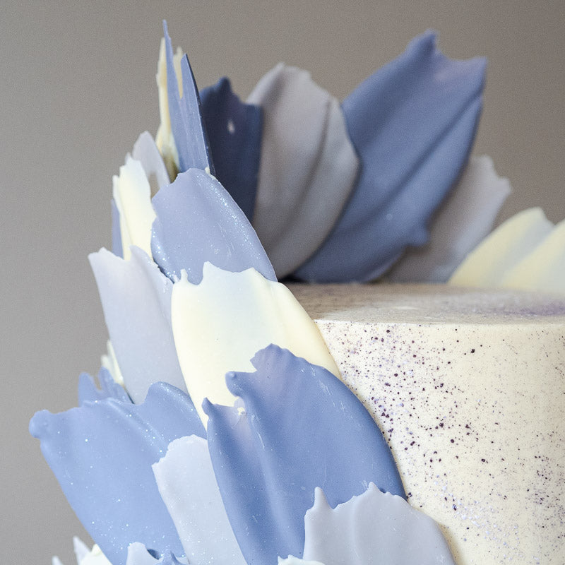 Brush Strokes birthday celebration cake