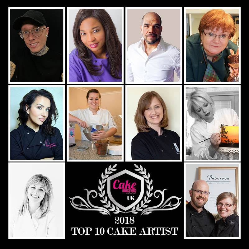 The Cake Masters Top Ten Cake Artists 2018