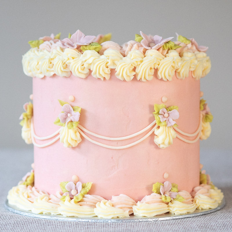 Pink Blossom Celebration Cake