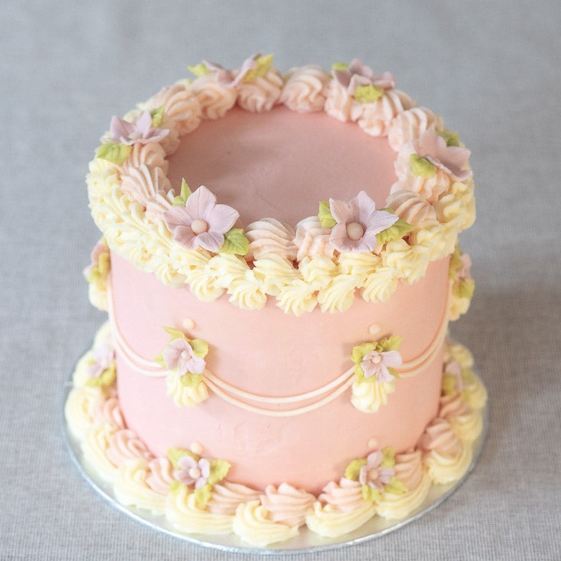 Pink Blossom Celebration Cake