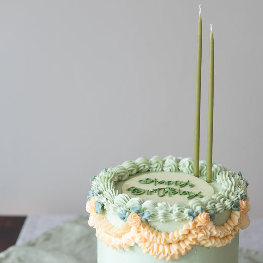 Add a Beeswax Candle to your Celebration Cake